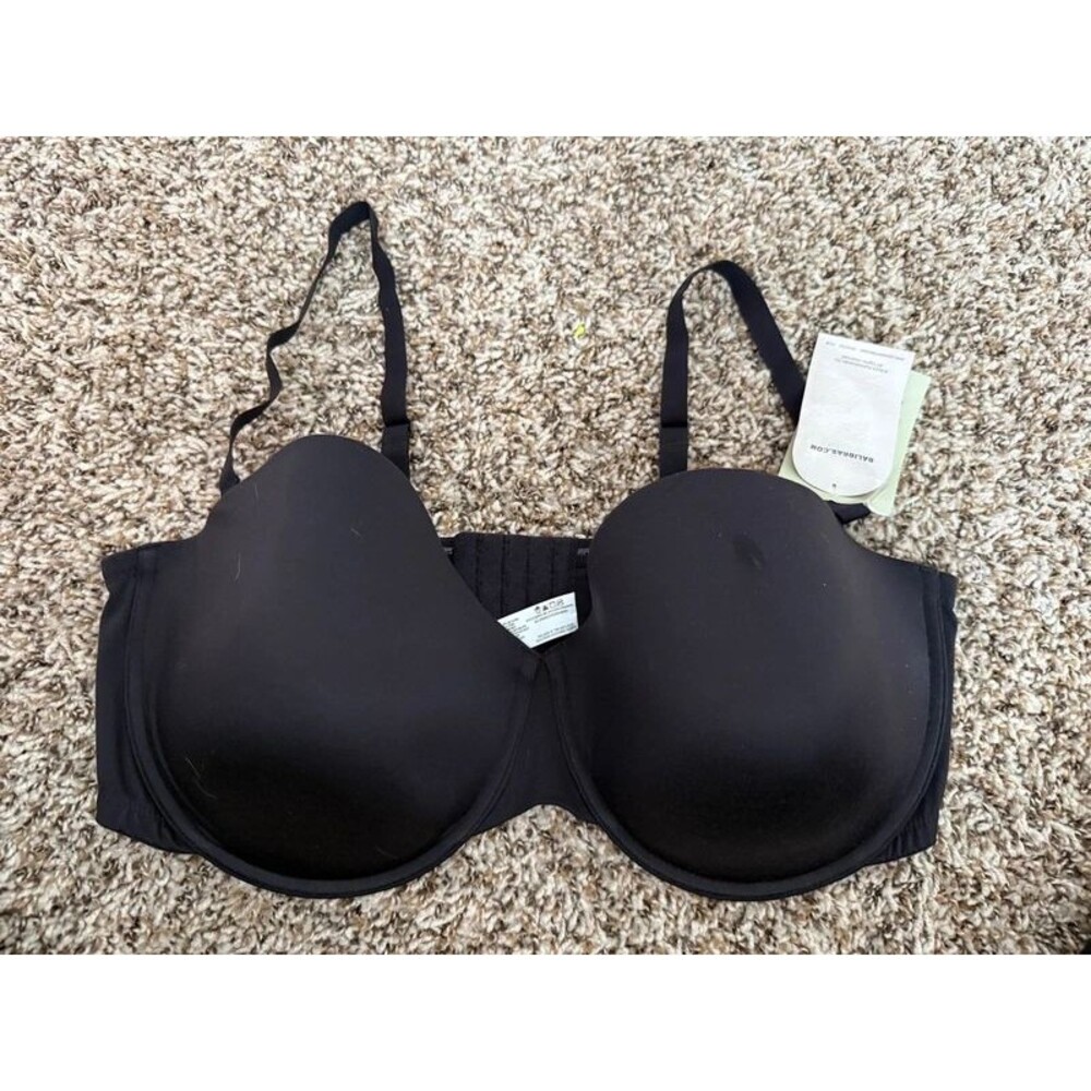 NWT Bali One Smooth U Strapless Bra Multiway Underwire 42DD Black